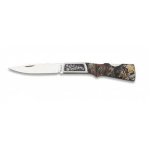 Navaja Rifle con hoja de acero 3Cr13Mov de 8.50 cm y empuñadura de Aluminio/Camuflaje de 11.00 cm
