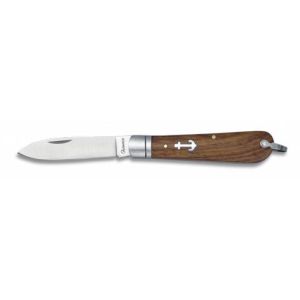 Navaja Marinera con hoja de acero 3Cr13Mov de 7.70 cm y empuñadura de Madera de 10.30 cm