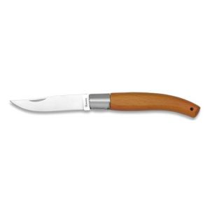 Navaja con hoja de acero 3Cr13Mov de 8.20 cm y empuñadura de Madera de 12.10 cm