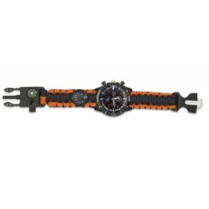 Reloj con paracord . brujula pedernal Ref. 33879-NA
