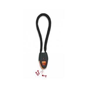 Silbato con cuerda 9 cm Negro