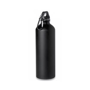 Termo Bidon negro 800ml con mosqueton Barbaric