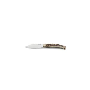 Navaja Pallarès Busa Nº0 de 8 cm con hoja de acero inoxidable y asta de ciervo