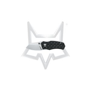 Navaja italiana BLACKFOX SKAL EDC 732 con hoja de 4 cm de acero 440C y empuñadura de G10 negro de 6,5 cm