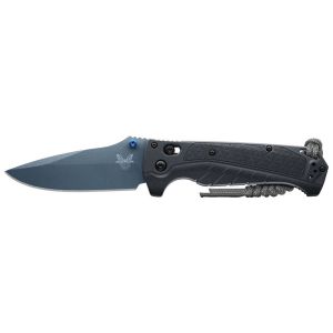 Navaja Benchmade Adira 18060BT-01 con hoja de acero Acero CPM MagnaCut de 9.9 cm y empuñadura de Grivory (material compuesto) de 13.0 cm