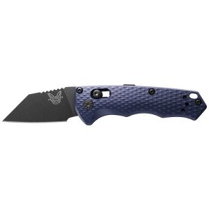 Navaja Benchmade Partial Immunity - Bleu 2950BK con hoja de acero CPM M4 de 5.0 cm y empuñadura de aluminio de 8.7 cm