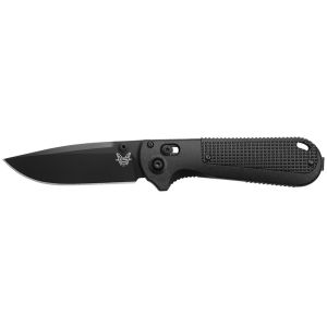 Navaja Benchmade Redoubt 430BK-02 con hoja de acero CPM D2 de 9.0 cm y empuñadura de Grivory (material compuesto) de 12.1 cm