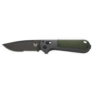 Navaja Benchmade Redoubt - Mixto 430SBK con hoja de acero CPM D2 de 9.0 cm y empuñadura de Grivory (material compuesto) de 12.1 cm