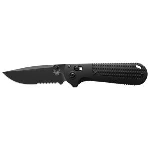 Navaja Benchmade Redoubt 430SBK-02 con hoja de acero CPM D2 de 9.0 cm y empuñadura de Grivory (material compuesto) de 12.1 cm