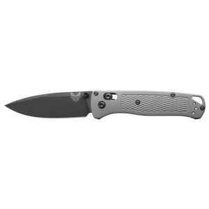 Navaja Benchmade Bugout Storm Gray 535BK-08 con hoja de acero Acero CPM S30V de 8.2 cm y empuñadura de Grivory (material compuesto) de 10.8 cm