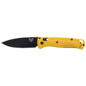 Navaja Benchmade Bugout - Edición Limitada Worksharp 535BK-2201 con hoja de acero CPM 20CV de 8.2 cm y empuñadura de Grivory (material compuesto) de 10.6 cm
