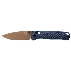 Navaja Benchmade Bugout Crater Blue 535FE-05 con hoja de acero Acero CPM S30V de 8.2 cm y empuñadura de Grivory (material compuesto) de 10.8 cm