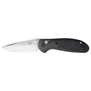 Navaja Benchmade Mini Griptilian 556 con hoja de acero Acero CPM S30V de 7.4 cm y empuñadura de GFN de 9.8 cm