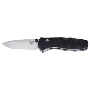 Navaja Benchmade Mini Barrage 585 con hoja de acero 154CM de 7.4 cm y empuñadura de Valox (plástico reforzado) de 10.2 cm