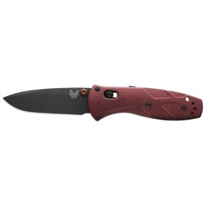 Navaja Benchmade Mini Barrage 585BK-04 con hoja de acero Acero CPM S30V de 8.8 cm y empuñadura de Richlite (material sintético) de 13.2 cm