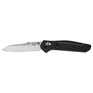 Navaja Benchmade Osborne 940-1 con hoja de acero Acero CPM S90V de 8.6 cm y empuñadura de Fibra de carbono de 11.4 cm