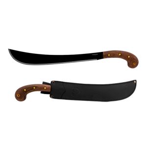 Machete Condor Golok 60932 con hoja de acero al carbono 1075 de 36.80 cm y empuñadura de Nogal de 15.2 cm