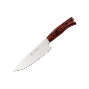 Compra aquí tu Cuchillo Muela CS-15R con hoja de acero MoVa de 15 cm y empuñadura de madera prensada de 12,2 cm en color marrón, ¡Somos su tienda en Albacete!