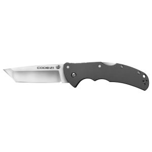 Navaja Cold Steel Code 4 58PT con hoja de acero S35VN de 8.90 cm y empuñadura de Aluminio de 12.70 cm