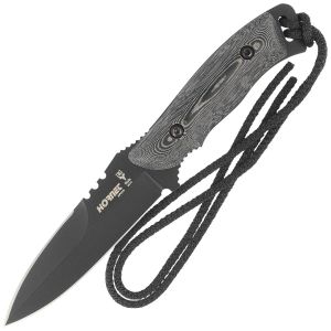 Compra aquí tu Cuchillo Muela HORNET-N con hoja de acero MoVa de 14,5 cm y empuñadura de micarta de 27,2 cm., ¡Somos su tienda en Albacete!