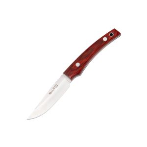 Compra aquí tu Cuchillo Muela LM-8R con hoja de acero MoVa (MOVA) de 9 cm y empuñadura de madera prensada de coral de 11 cm., ¡Somos su tienda en Albacete!