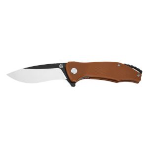 Navaja Raven - Marron con hoja de acero D2 de 8.6 cm y empuñadura de G10 de 11.4 cm