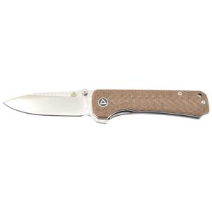 Navaja Hawk con hoja de acero Acero inoxidable 14C28N de 8.2 cm y empuñadura de Micarta de 10.5 cm