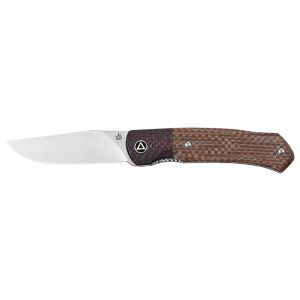 Navaja Gannet con hoja de acero 154CM de 8.6 cm y empuñadura de Carbono Micarta de 11.4 cm