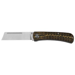 Navaja Hedgehog con hoja de acero Acero inoxidable 14C28N de 7.3 cm y empuñadura de Fibra de carbono de 9.5 cm