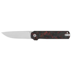 Navaja Lark con hoja de acero Acero inoxidable 14C28N de 8.0 cm y empuñadura de Carbono/G10 de 10.8 cm