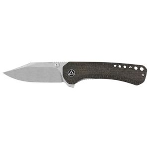 Navaja Kestrel con hoja de acero Acero inoxidable 14C28N de 7.3 cm y empuñadura de Micarta de 10.2 cm