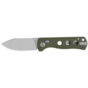 Navaja Canary Glyde con hoja de acero Acero inoxidable 14C28N de 7.2 cm y empuñadura de G10 de 9.5 cm