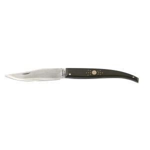 Navaja Expósito punta Albacete con hoja de acero Damasco VG-10 de 9 cm y empuñadura de cuerno de búfalo SVD/501-BU