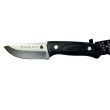Cuchillo Joker Erizo TS-2 CM142 Edición Especial de Tertulias Camperas con hoja de acero böhler N695 de 9,5 cm y empuñadura de micarta gris/negra especial con separadores azules de 11 cm. Funda a elegir