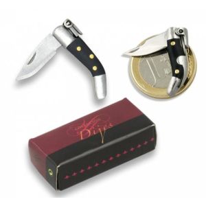 Navaja Sevillana con hoja de acero 3Cr13Mov de 1.70 cm y empuñadura de ABS/Negro de 2.50 cm