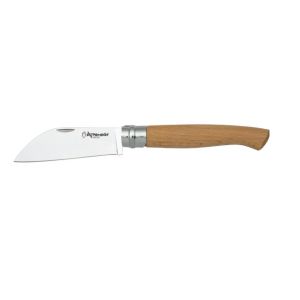 Navaja Extremeña Pico Loro 01783 con hoja de acero 3Cr13Mov de 8 cm y empuñadura de Madera Natural de 11 cm.