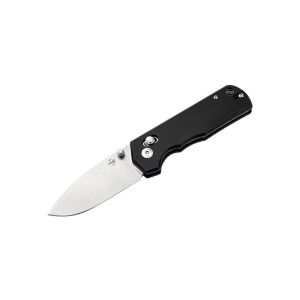 Navaja Böker Plus Rockstub Black 01BP0050 con hoja de acero 440B de 6.7 cm y empuñadura de Aluminio de 9.7 cm