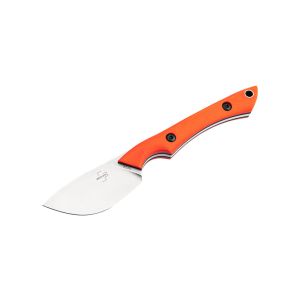 Cuchillo Böker Plus M.U.K. Naranja 02BP0023 con hoja de acero 14C28N de 6 cm y empuñadura de G-10 de 11 cm
