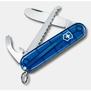 NAVAJA VICTORINOX MI PRIMERA VICTORINOX C/S AZUL TRANS. 0.2373.T2
