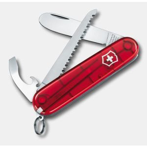 NAVAJA VICTORINOX MI PRIMERA VICTORINOX C/S, ROJA TRANSLUCIDA 0.2373.T