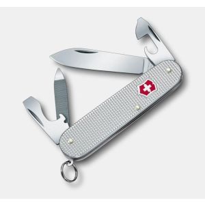 NAVAJA VICTORINOX CADET - 9 USOS 84MM. ALOX PLATA CON CRUZ 0.2601.26