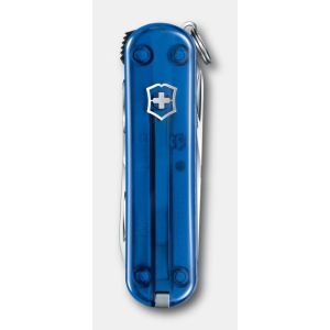 NAVAJA VICTORINOX NAIL CLIP 580, AZUL TRANSLUCIDO 65 MM, 8 USOS 0.6463.T2