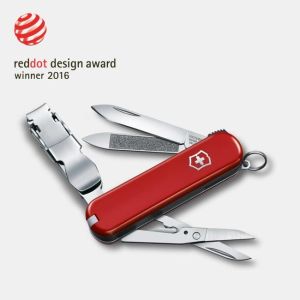 NAVAJA VICTORINOX NAIL CLIP 580, ROJA 65 MM, 8 USOS 0.6463