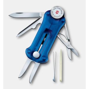 NAVAJA VICTORINOX GOLF-TOOL, AZUL TRANSP. 0.7052.T2