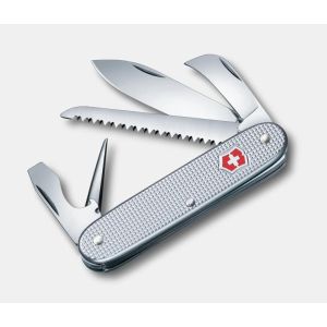 NAVAJA VICTORINOX PIONEER, ALUMINIO ESTRIADO 0.8150.26