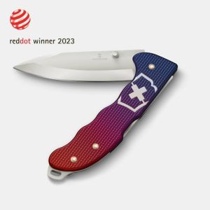 NAVAJA VICTORINOX EVOKE ALOX AZUL/ROJO SIN CORDON 0.9411.D221