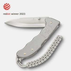NAVAJA VICTORINOX EVOKE ALOX PLATA SIN CORDON 0.9415.D26