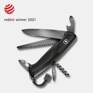 NAVAJA VICTORINOX RANGER GRIP 55 ONYX NEGRA, USOS NEGROS 0.9563.C31P