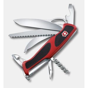 NAVAJA VICTORINOX RANGERGRIP 57 HUNTER, ROJA 130MM, 13 USOS 0.9583.MC