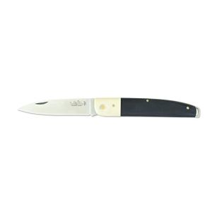 Navaja Salamandra 101251 Empuñadura De Juma Blanca Y Negra 10 Cm. Hoja De Acero Acx-380 De 7